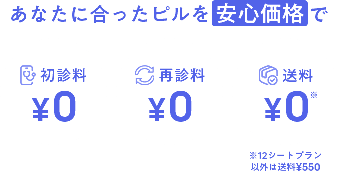 あなたに合ったピルを安心価格で