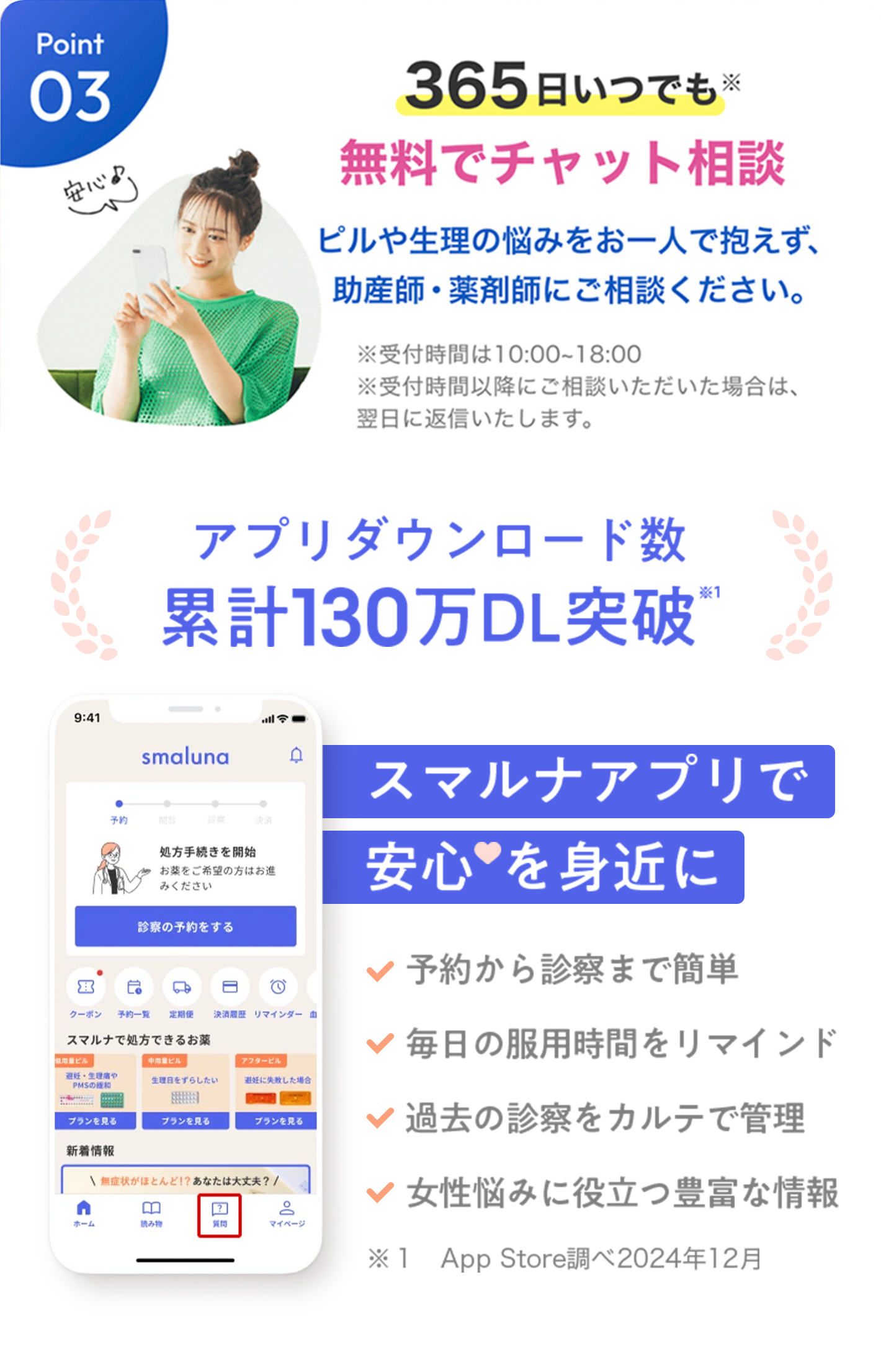 無料でチャット相談